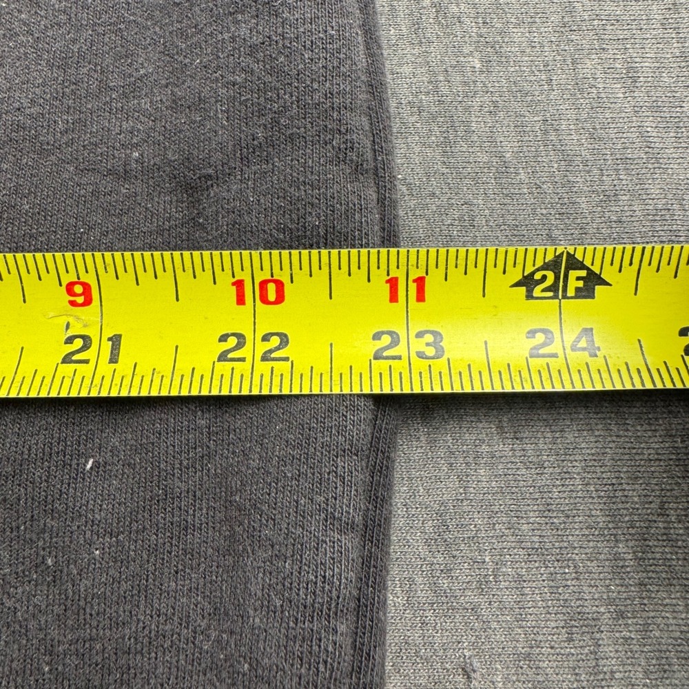 The North Face Mens Faded Black Pullover Hoodie Logo Fleece Sweatshirt Medium - Picture 6 of 8